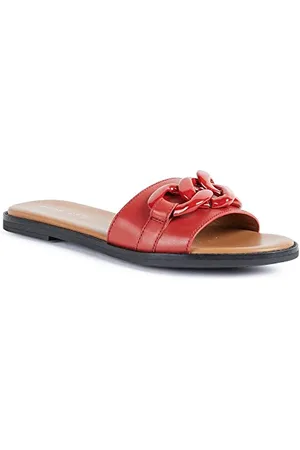 Geox D Naileen K, Sandali Donna, Rosso (Red), 35 EU