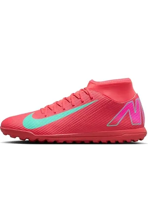 Nike Superfly 10 Club TF, Scarpe con Lacci Unisex-Adulto, Ember Glow/Aurora Green, 41 EU