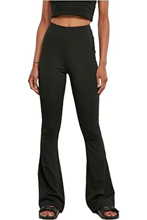 Urban classics Leggings Donna a Zampa, Leggins Sport a Vita Alta in Materiale Riciclato, Ideale per Fitness e Yoga, Taglie da XS - 5XL