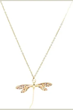 Luxenter Collana con zirconi finitura oro 18K - Zaka, Grande, Metallo, Zirconia cubica