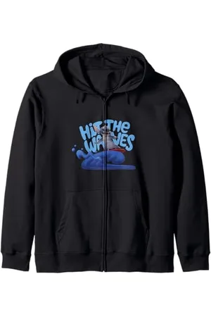 Disney Lilo & Stitch Hit The Waves Surfing Stitch Felpa con Cappuccio