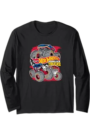 Hot Wheels Monster Trucks - Logo Maglia a Manica