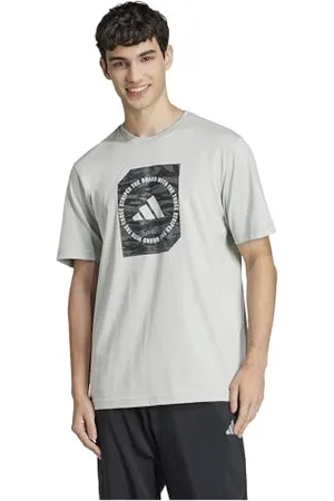 adidas Maglietta da Uomo con Grafica a Forma di Camo, , S