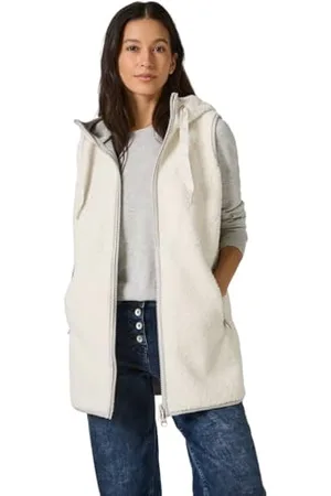 CECIL B220255 Gilet Teddy con Cappuccio, , M Donna