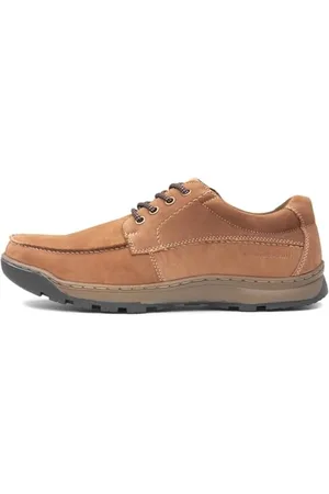 Hush Puppies Tucker, Scarpe Stringate Derby Uomo, Marrone (Tan Nubuck Tan), 38.5 EU
