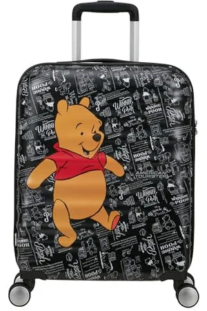 American Tourister Wavebreaker Disney FL - Spinner S, bagagli a mano, 55 cm, 36 L, multilorato (Winnie the Pooh)