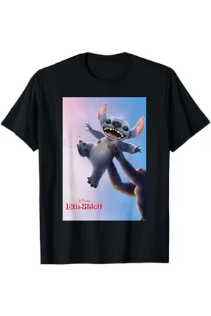 Disney Lilo & Stitch Rafiki Lifting Stitch Poster Maglietta