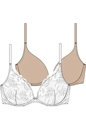 Dorina Angie-2pp-plunge Reggiseno Push up, , 6C Donna
