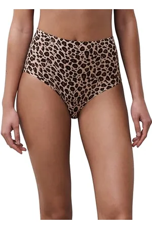 Chantelle SOFTSTRETCH, Culotte, Intimo Invisibile Donna, Leopard Nude, Taglia unica