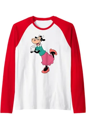 Disney Clarabelle Cow Our Charming Friend Maglia con Maniche Raglan