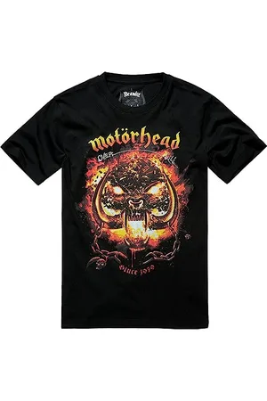Brandit Motörhead T-Shirt Overkill, Uomo, Black, 7XL