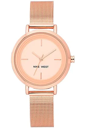 Nine West Orologio da donna con cinturino in maglia mesh