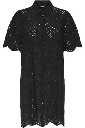 ONLY Onlvalais S/S Dress Wvn Noos Abito Elegante con Dettagli Intrecciati per Primavera/Estate, , L Donna