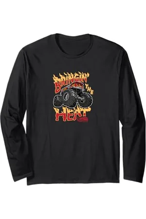Hot Wheels Monster Trucks - Portare il calore Maglia a Manica
