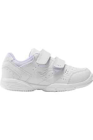 Joma Zapatillas School JR 2102 Hombre Color: Blanco Talla: 30, Solid Uomo, White, 32 EU