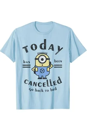 Minions Today è stato cancellato Torna a letto Maglietta