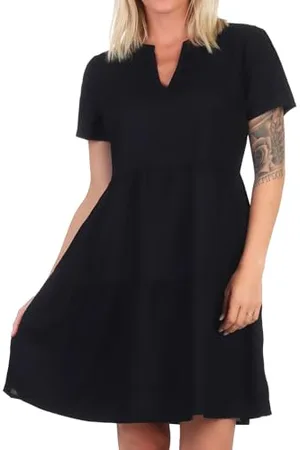 ONLY Onlzally Life S/S Thea Dress Noos Ptm, Abito Estivo Donna, , S