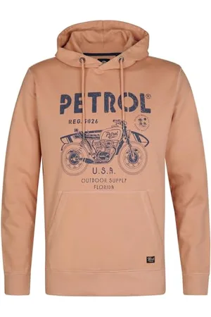 Petrol Industries Men Sweater Hooded Print Felpa, , M Unisex-Adulto