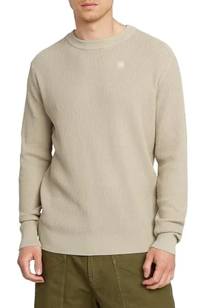 G-Star Uomo Serrated Knitted Sweater, (dk brick gd D25958-D630-D848), L