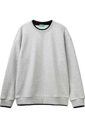Benetton Maglia G/C M/L 30LXU201B Felpa Senza Cappuccio, , XL Uomo