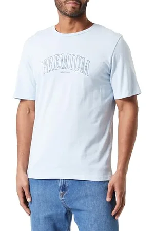 JACK & JONES Jprblumalik SS Tee Crew Neck Fst T-Shirt, Skyway, S Uomo