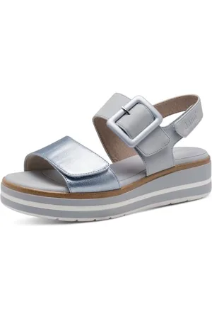 Jana Damen Flache Sandale Vegan, Bassi Donna, , 39 EU