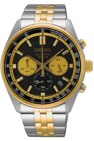 Seiko Orologio Analogico al Quarzo Uomo con Cinturino in Acciaio Inossidabile SSB430P1