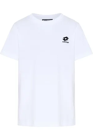Lotto 1124001j T-Shirt, Regular Fit, , 122-128 Unisex-Bambini e Ragazzi