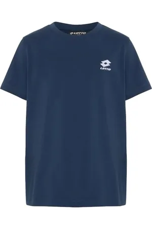 Lotto 1124001j T-Shirt, Regular Fit, , 146-152 Unisex-Bambini e Ragazzi