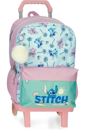 Disney Stitch Just Chill Zaino doppio scomparto con carrello portatile 15,6 pollici 31 x 44 x 15 cm Poliestere by Joumma Bags, , Taglia unica, Zaino doppio scomparto con carrello