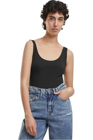 Urban classics Ladies Organic Tank Body, Body, Black, XS