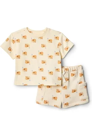 Amazon X Sofia Grainge Set T-Shirt e Pantaloncini, vestibilità Classica Bambini e Ragazzi, , 2T