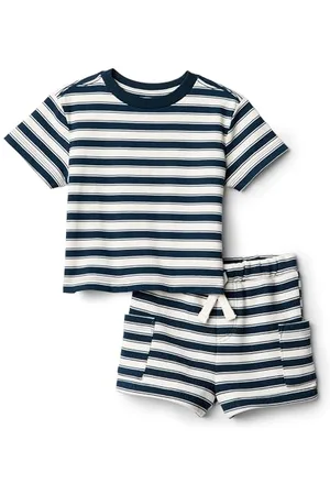 Amazon X Sofia Grainge Set T-Shirt e Pantaloncini, vestibilità Classica Bimbo, , 3-6 Months