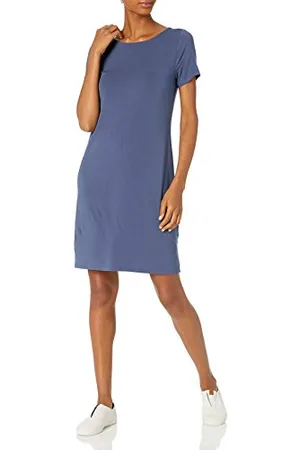 Amazon Abito al Ginocchio in Jersey con Scollo a Ballerina sulla Schiena dalla vestibilità Regolare (precedentemente Daily Ritual) Donna, , XL