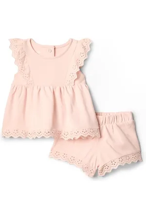 Amazon X Sofia Grainge Completino con Pantaloncini e Top con Occhielli Bambine e Ragazze, , 2 Anni