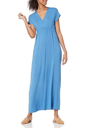 Amazon Maxi Abito con Vita Stretta (Disponibile in Taglie Forti) Donna, , M