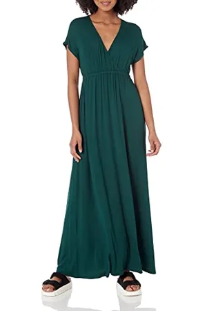 Amazon Maxi Abito con Vita Stretta (Disponibile in Taglie Forti) Donna, , L