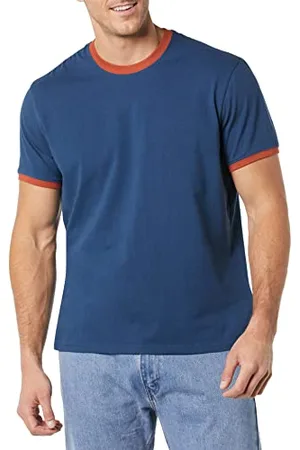 Amazon T-Shirt Ringer a Manica Corta (in precedenza Goodthreads) Uomo, , L
