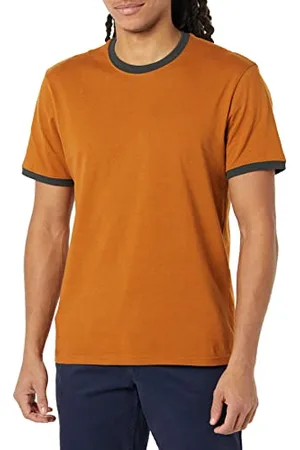 Amazon T-Shirt Ringer a Manica Corta (in precedenza Goodthreads) Uomo, , L