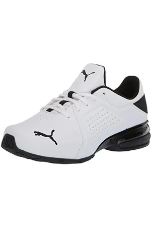 PUMA Viz Runner Wide, Cross Trainer Uomo, Nero/Bianco, 43 EU Larga