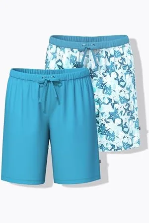 Ulla Popken 2 PCS 2 Pezzi Shorty, Starfish, , 50-52 Donna
