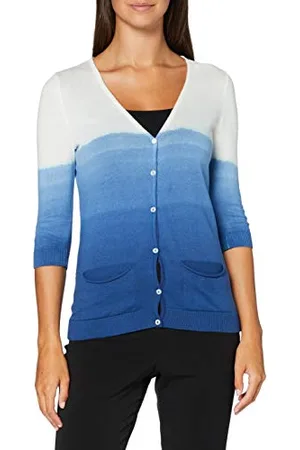 Mexx Cardigan, (Estate Blue/True Navy/White 318755), X-Small Donna