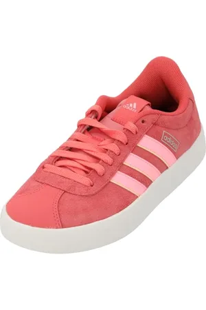 adidas VL Court 3.0 Shoes, Scarpe Donna, Scarlet/Pink Spark/Almost Yellow, 36 2/3 EU