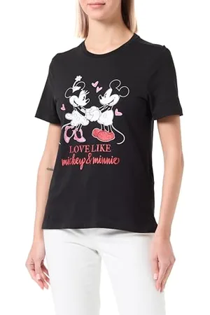 ONLY Onlmickey Life Reg S/S Valentine Top Jrs T-Shirt, , S Donna