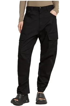 G-Star RAW Cargo Cord 3D Boyfriend Hose Pantaloni, (Dk Black D23221-868-6484), 26W Donna