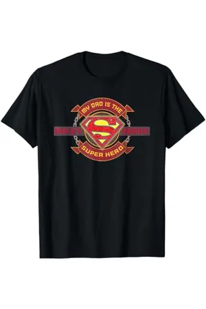 DC Comics Originals Superman DC Logo Festa del papà Greatest Dad Super Hero Maglietta