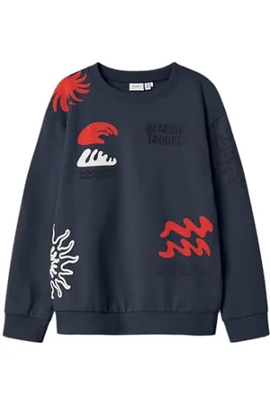 NAME IT Nkmfesab LS Nreg Sweat Unb, , 146-152 Bambino