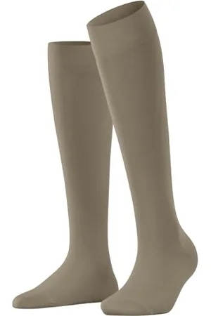 Falke Cotton Touch W Kh Sottili Al Ginocchio Tinta Unita, Calzini lunghi Donna, , 39-42