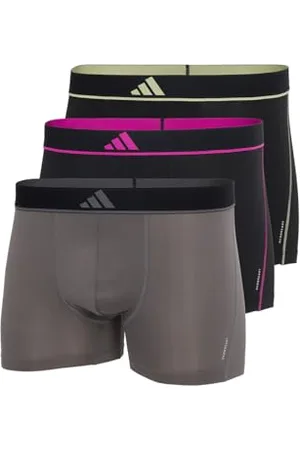 adidas Herren Unterwäsche Boxershorts 3er Pack-Trunk (3pk) -Active Micro Flex Eco Boxer a Pantaloncino, Assorted_4am014, L Uomo