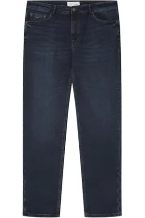 Springfield Vaquero Pitillo Lavado Azuk Jeans, , 32 W Uomo